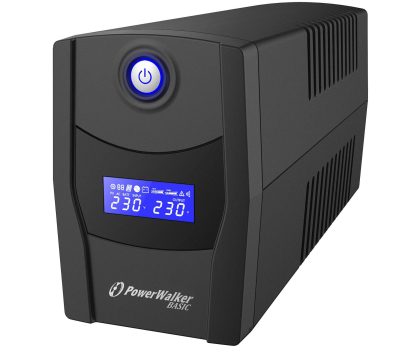 UPS (zasilacz awaryjny) Power Walker LINE-INTERACTIVE (800VA/480W, 2x FR, LCD, AVR)